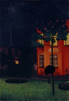 Kröller Müller Museum Prints: The blind house, 1892. Creator: Degouve de Nuncques, William (1867-1935)
