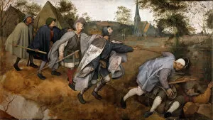 Richness Gallery: The Blind Leading the Blind, 1568. Creator: Bruegel (Brueghel), Pieter, the Elder (ca 1525-1569)