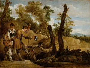 Leading Prints: The Blind Leading the Blind. Creator: David Teniers II