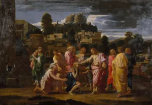 Blind Prints: The Blind Men of Jericho 1650-1700. Creator: Nicolas Poussin