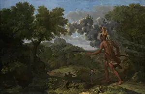 Nicholas Poussin Gallery: Blind Orion Searching for the Rising Sun, 1658. Creator: Nicolas Poussin