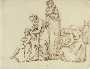 Blindfold Prints: The Blindfolding of Cupid, after 1797. Creator: George Romney