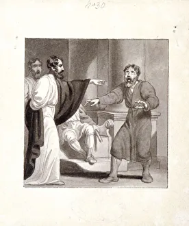 Corbould Prints: Blinding of Elymas, c1810-c1844. Artist: Henry Corbould