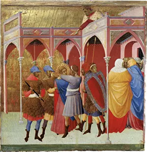 Tuscany Prints: The Blinding of St Victor, c1351. Creator: Bartolommeo Bulgarini