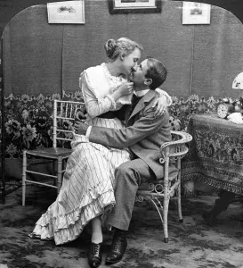 Blissful Moments. Artist: American Stereoscopic Company