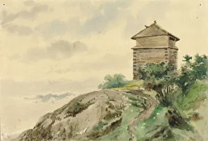 Alaska United States Of America Gallery: Block House, Alaska, 1887. Creator: Theodore J. Richardson