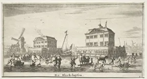 Reinier Nooms Prints: De Block-huysen. Creator: Reinier Nooms (Dutch, c. 1623-1667)