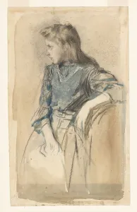 Jan Antoni De Jonge Prints: Blonde girl, 1885-1927. Creator: Johan Antonie de Jonge