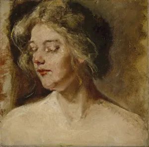 Alice Pike Gallery: Blonde Studio Model, late 19th-early 20th century. Creator: Alice Pike Barney