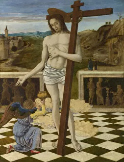 Christ The Saviour Gallery: The Blood of the Redeemer, ca 1460. Artist: Bellini, Giovanni (1430-1516)
