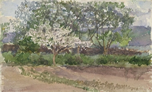 Blooming Prints: Blooming Tree, 1st half 20th century. Creator: Ladislav Mednyanszky