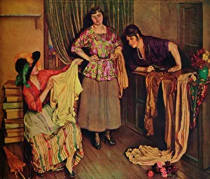 Choosing Gallery: The Blouse Shop, 1925. Artist: Isabel Codrington