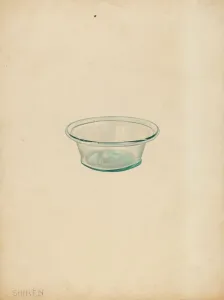 Blown Glass Gallery: Blown Glass, c. 1937. Creator: Alvin Shiren