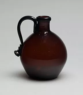 Blown Glass Gallery: Blown glass jug, 1815 / 30. Creator: Unknown