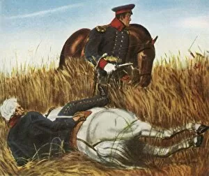 Trapped Collection: Blücher at the Battle of Ligny, 16 June 1815, (1936). Creator: Unknown