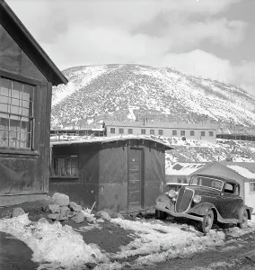 Coalmine Prints: Blue Blaze coal mine, Consumers, near Price, Utah, 1936. Creator: Dorothea Lange