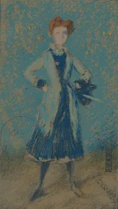 The Blue Girl, c1874. Artist: James Abbott McNeill Whistler