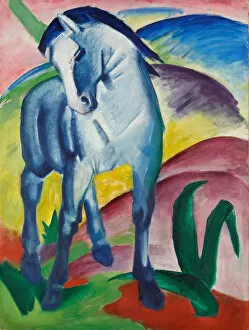 Images Dated 2nd April 2014: Blue Horse I. Artist: Marc, Franz (1880-1916)