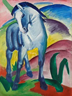 Images Dated 2nd April 2014: Blue Horse I. Artist: Marc, Franz (1880-1916)
