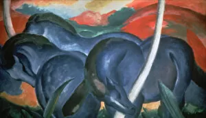 Content Gallery: Blue Horses, 1911. Artist: Marc Franz
