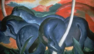 Harmony Prints: Blue Horses, 1911. Artist: Marc Franz