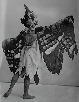Arms Out Prints: Blue Jay - Newark Pageant, between c1915 and c1920. Creator: Bain News Service