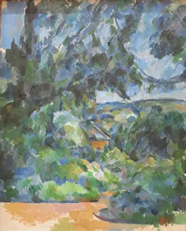 Hazy Prints: Blue Landscape, 1905. Creator: Paul Cezanne