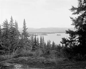 Crag Prints: Blue Mountain from the crags, Adirondack Mts. N.Y. between 1900 and 1910. Creator: Unknown