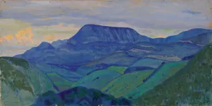 Roerich Prints: The Blue Mountains. From the Caucasian Studies Series