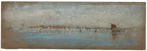 Blue and Silver - The Islands, Venice, 1879-1880. Creator: James Abbott McNeill Whistler