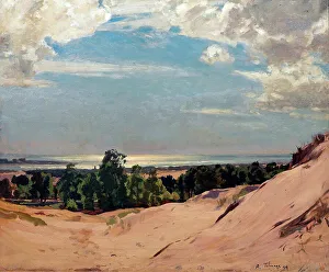 Pas De Calais Prints: Blue and silver, Pas-de-Calais, 1929. Creator: Algernon Talmage