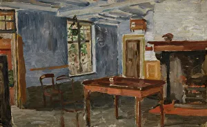 Lit Fire Prints: The Blue Tavern, c1860-1900. Creator: Constantin Emile Meunier