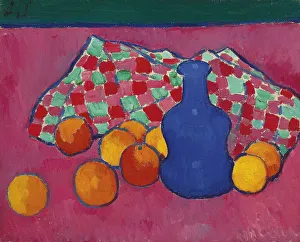 Blue Vase with Oranges, 1908. Artist: Javlensky, Alexei, von (1864-1941) Blue Vase with Oranges, 1908. Artist: Javlensky, Alexei, von (1864-1941)