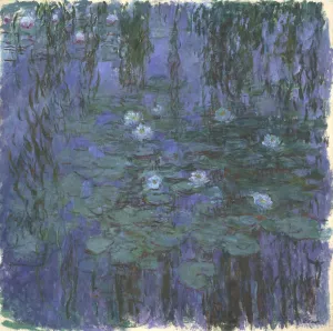 Blue Water Lilies, 1916-1919. Artist: Monet, Claude (1840-1926) Blue Water Lilies, 1916-1919. Artist: Monet, Claude (1840-1926)