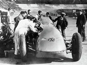 Brooklands Prints: Bluebird at Brooklands, Surrey, 1928