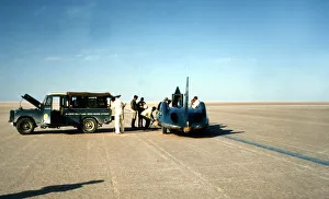 Bluebird CN7 World Land Speed Record attempt, Lake Eyre, Australia, 1964