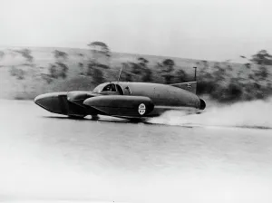 Bluebird K7 on Coniston Water, Cumbria, 1958