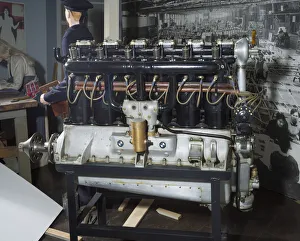 Aviation Prints: BMW Model IIIA In-line 6 Engine, 1918. Creator: BMW
