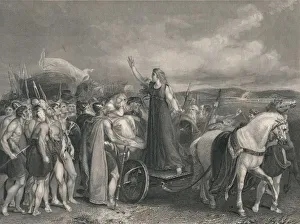 Boedicea Gallery: Boadicea, Queen of the Iceni... (mid 19th century). Creator: Henry Lemon