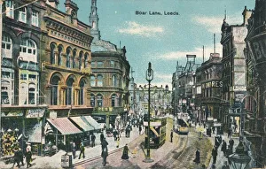 Leeds Prints: Boar Lane, Leeds, c1905
