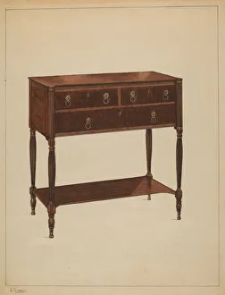 Drawers Gallery: Side Board, 1936. Creator: Nicholas Gorid