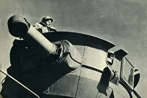 Aircraft Carrier Gallery: On Board The Ark - on watch... c1940, (1942). Creator: Unknown
