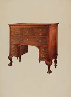 Handles Collection: Side Board, c. 1937. Creator: Robert Pohle