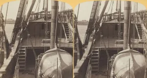 Chicago And Vicinity And Gallery: On board the Caravel Santa Marie, looking aft, 1887 / 93. Creator: Henry Hamilton Bennett