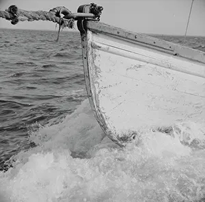 On board the fishing boat Alden out of Gloucester, Massachusetts, 1943. Creator: Gordon Parks