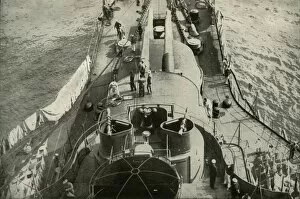 Dardanelles Gallery: On Board A French Dreadnought, (1919). Creator: Unknown