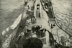Dreadnought Prints: On Board A French Dreadnought, (1919). Creator: Unknown