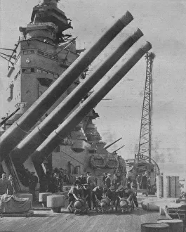 Preparation Prints: On Board H. M. S. Nelson, members of the South African division of the RNVR, 1941