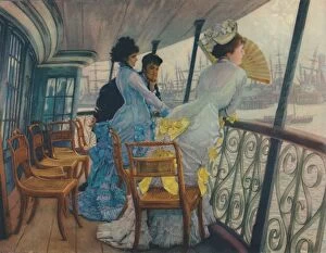 Jj Tissot Gallery: On Board H.M.S. Calcutta, c.1877, (1948). Creator: James Tissot