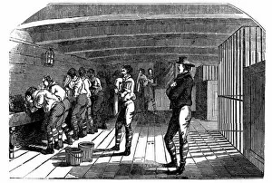 Convict Collection: On board a prison hulk, 1848